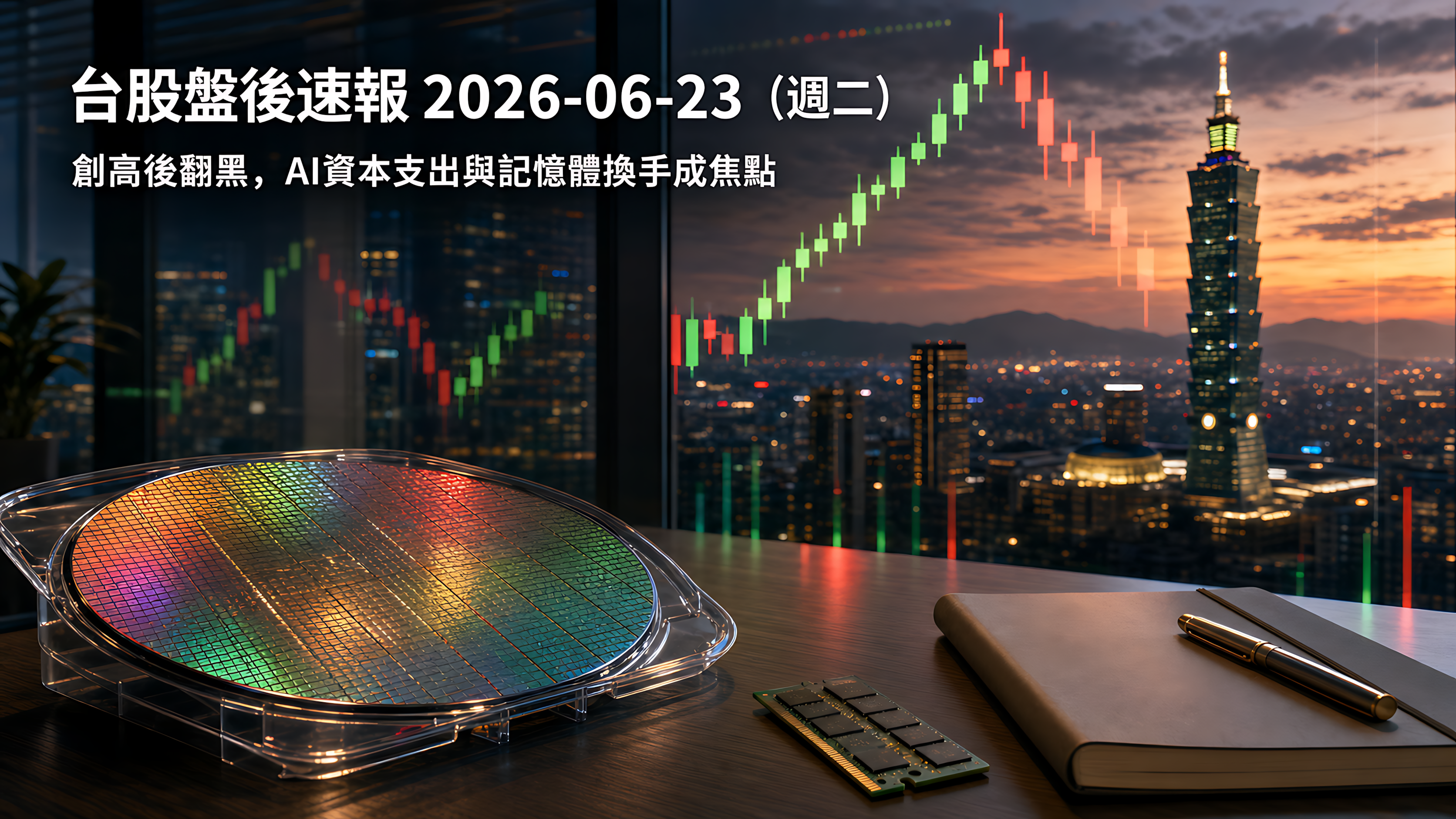 台股盤後速報 2026-06-23