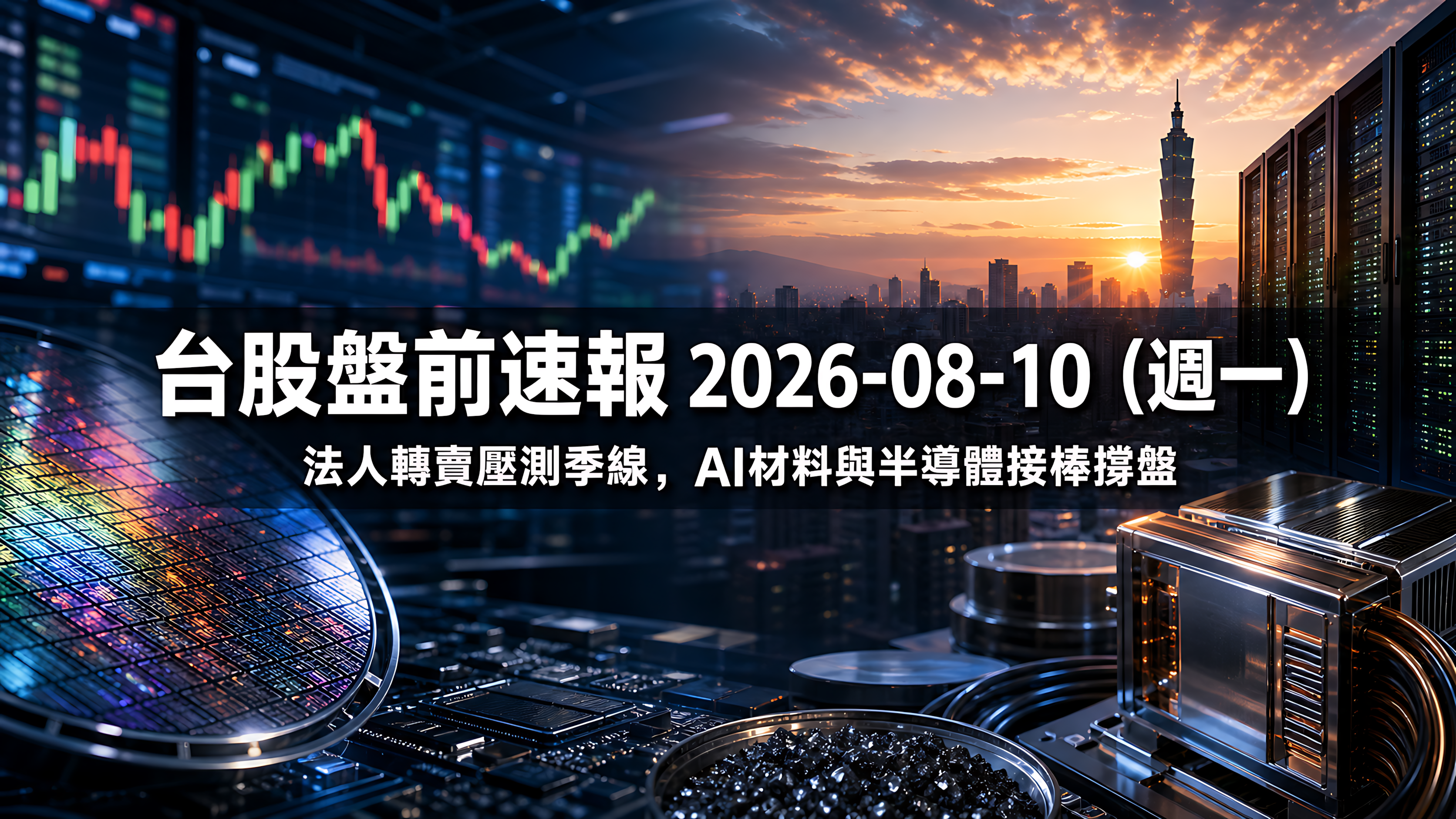 台股盤前速報 2026-08-10