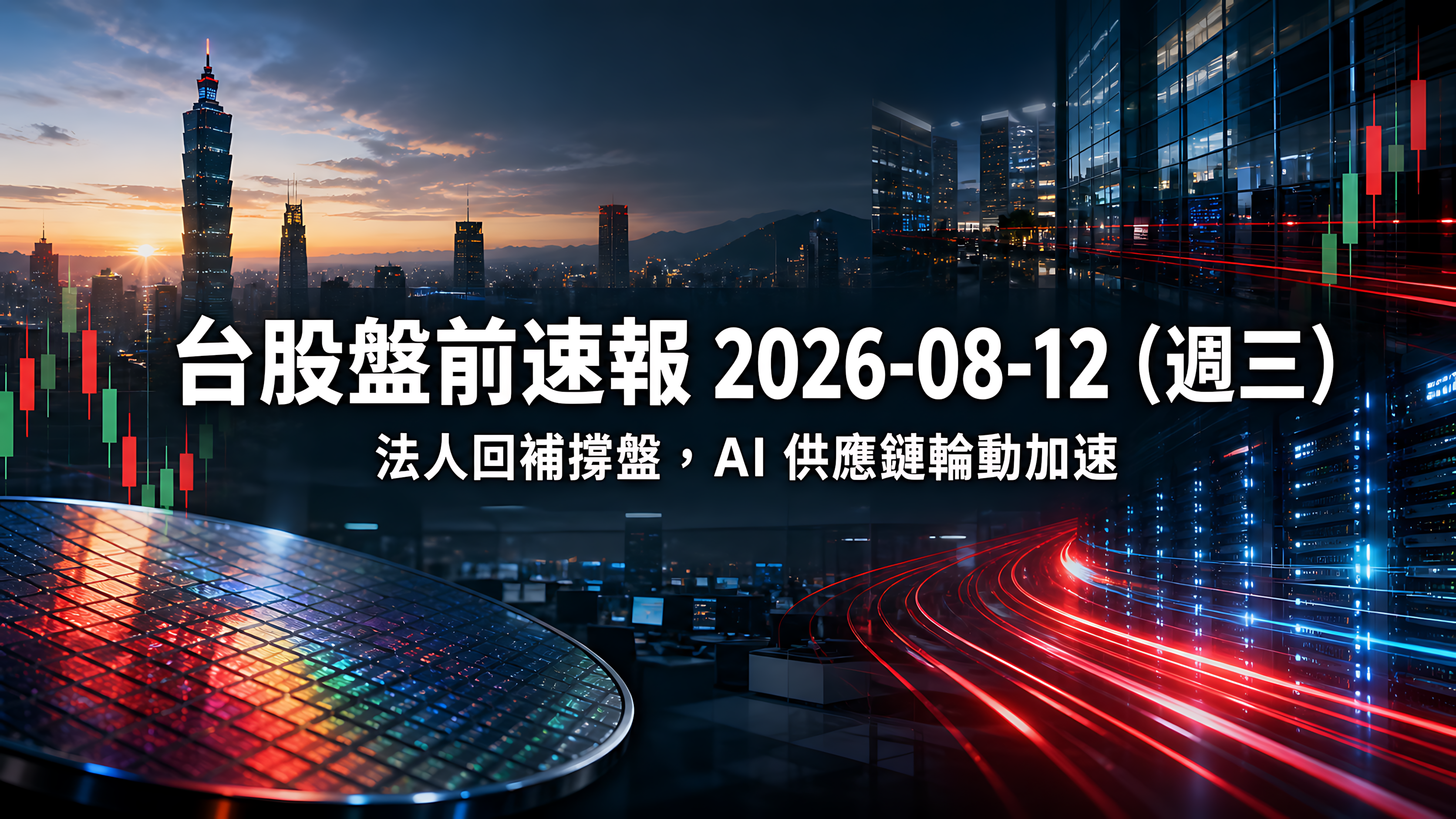 台股盤前速報 2026-08-12