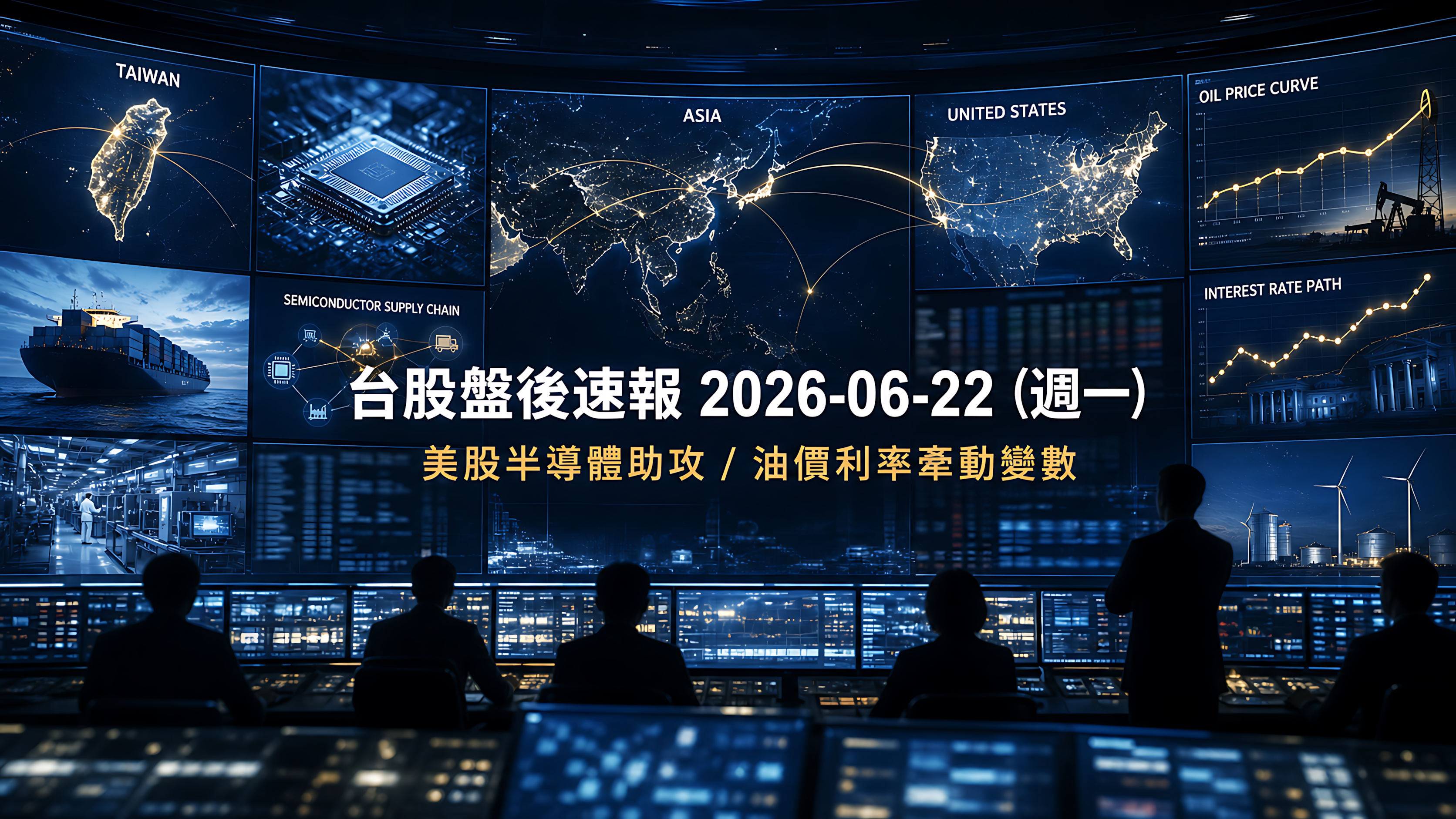 台股盤後速報 2026-06-22