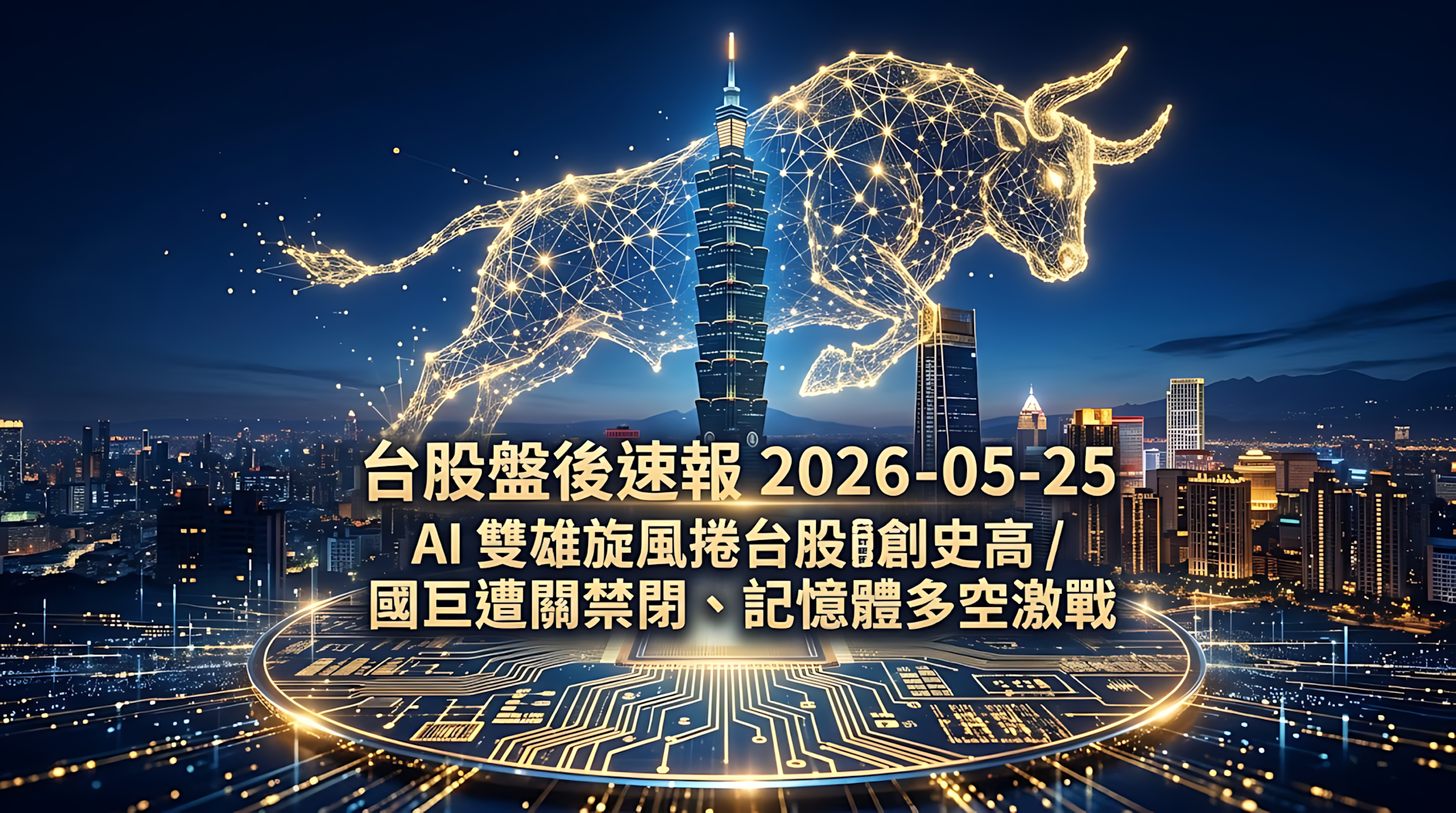 台股盤後速報 2026-05-25 摘要圖