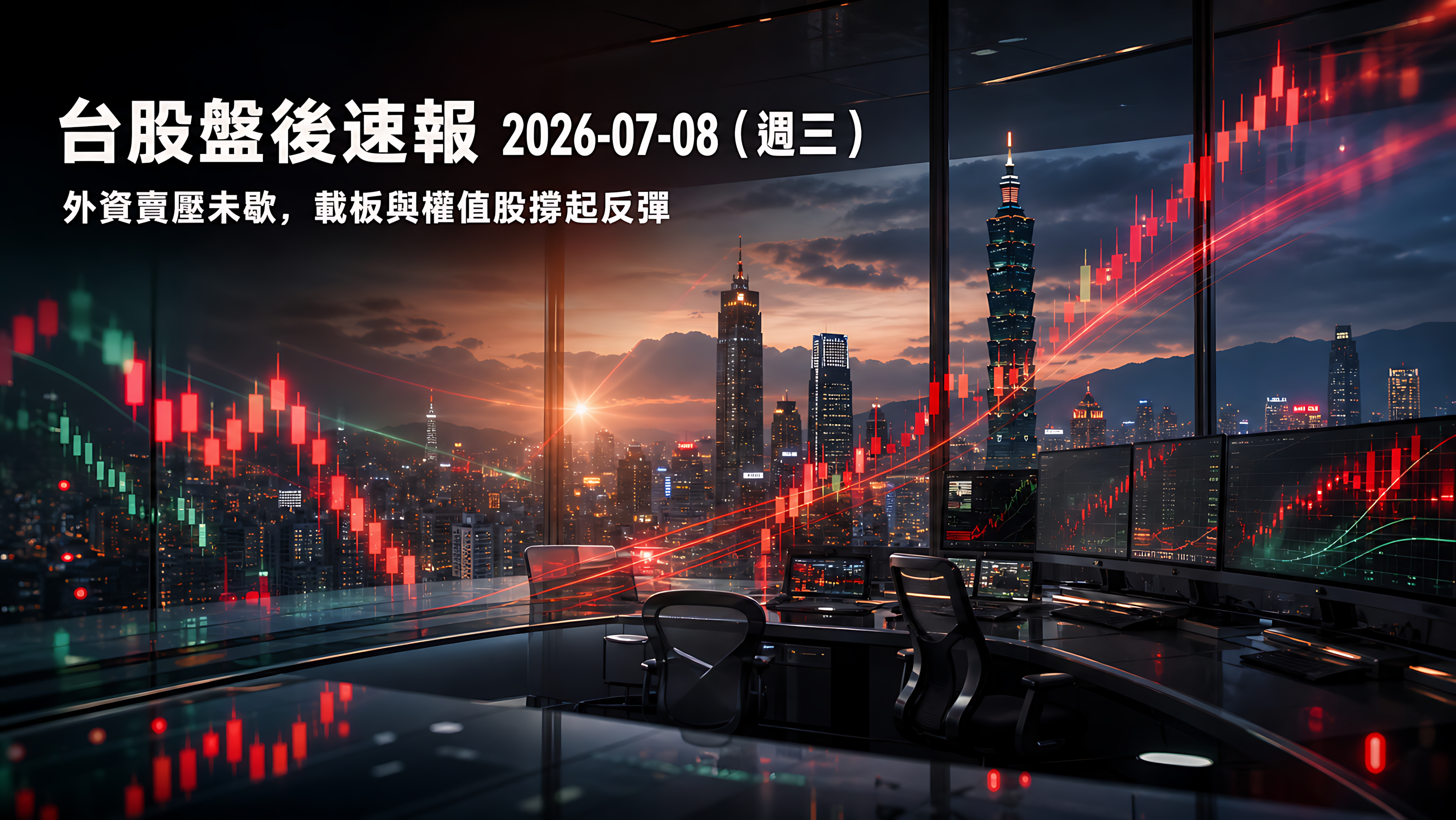 台股盤後速報 2026-07-08