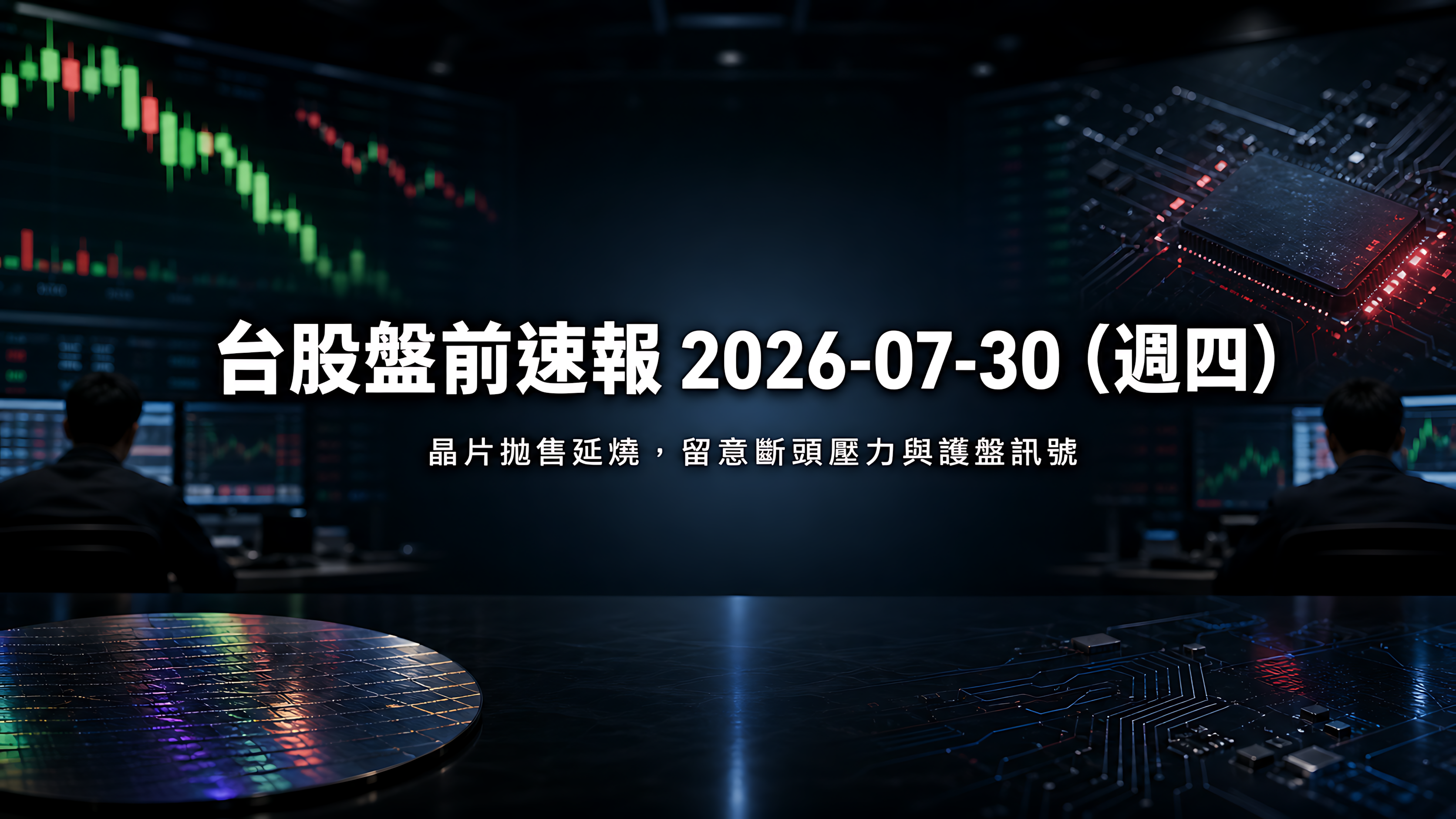 台股盤前速報 2026-07-30