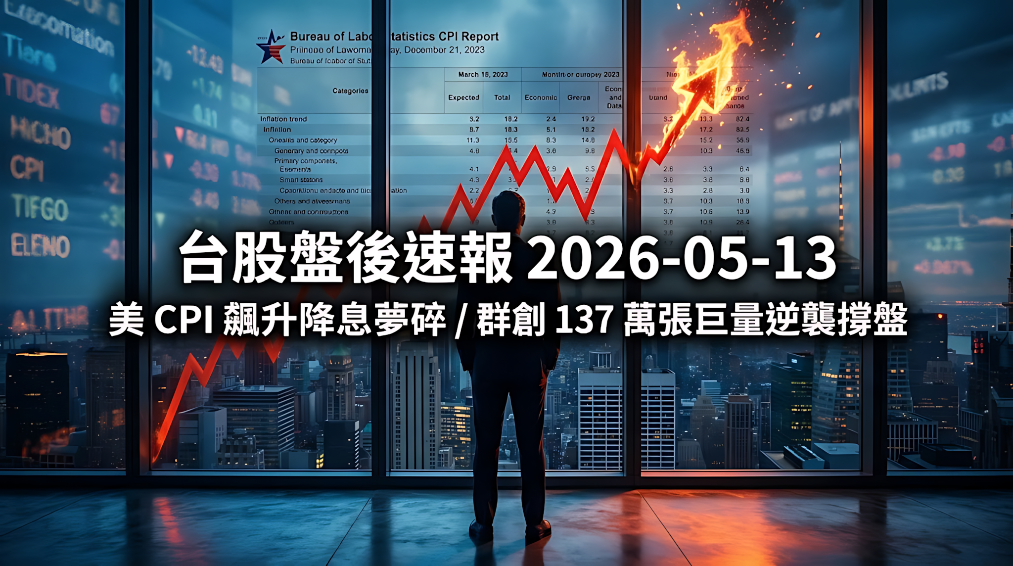 台股盤後速報 2026-05-13
