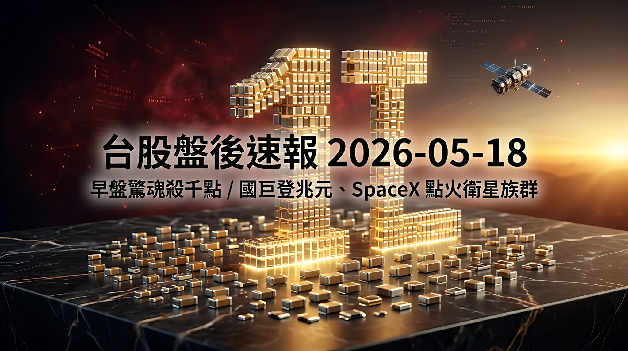 台股盤後速報 2026-05-18 摘要圖