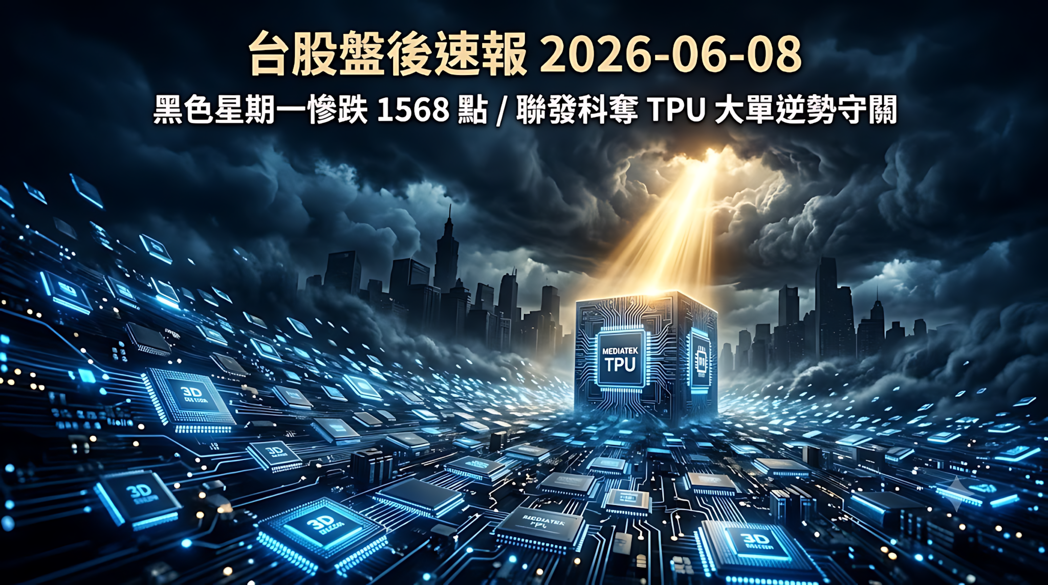 台股盤後速報 2026-06-08 摘要圖