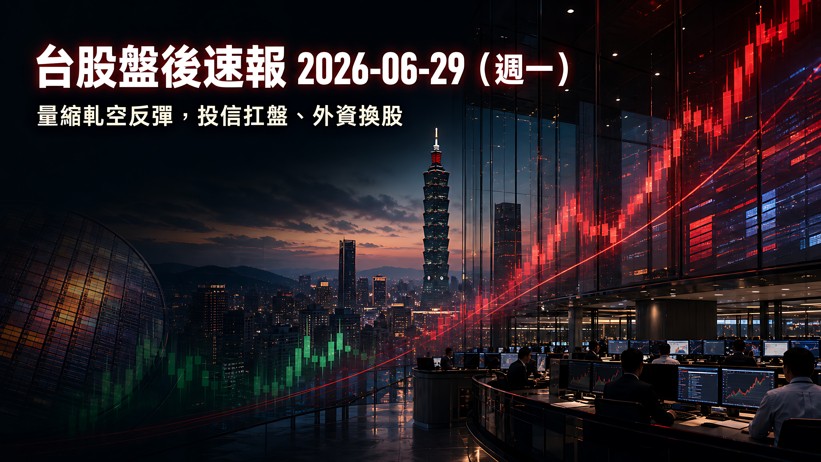 台股盤後速報 2026-06-29