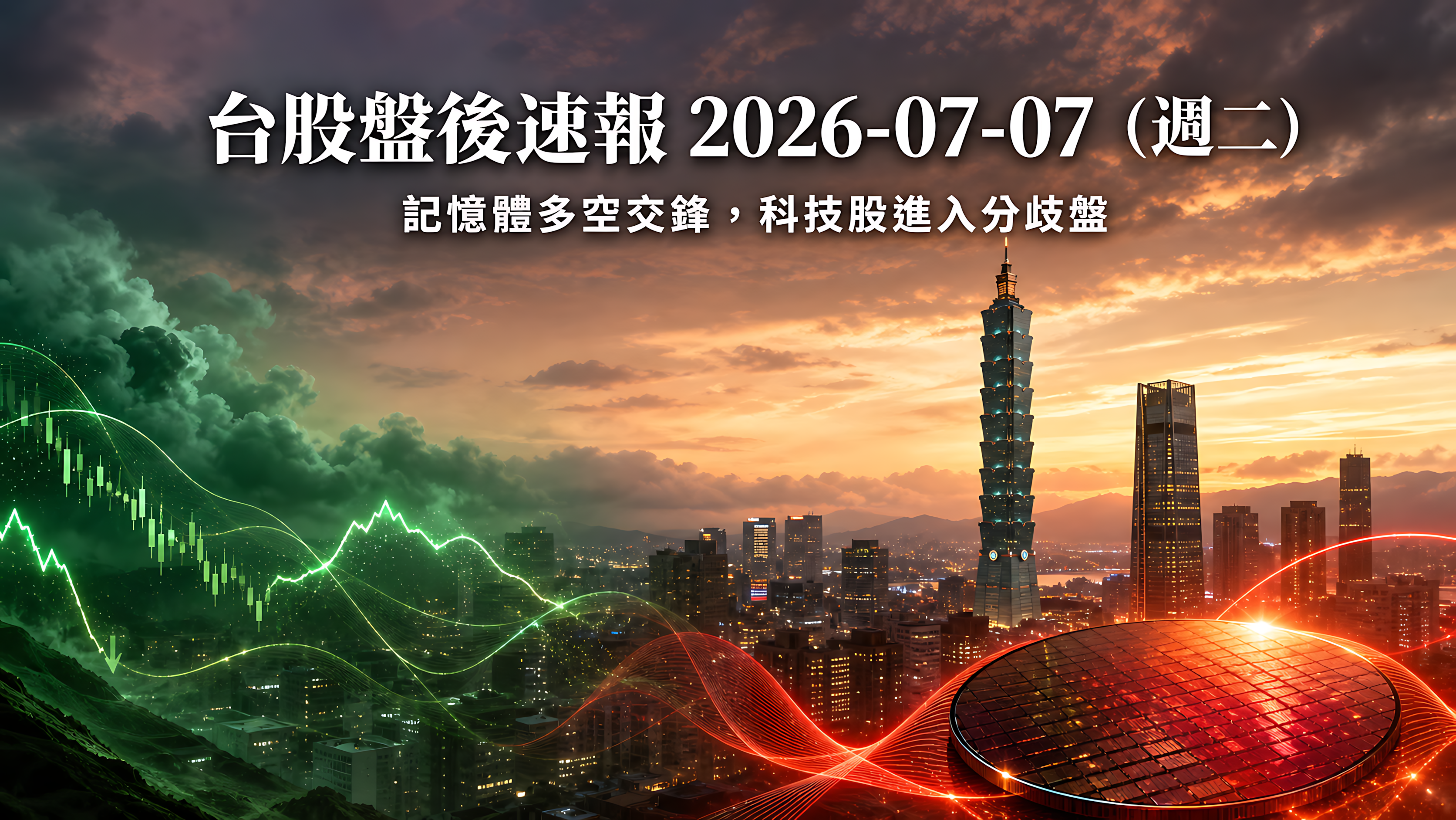台股盤後速報 2026-07-07