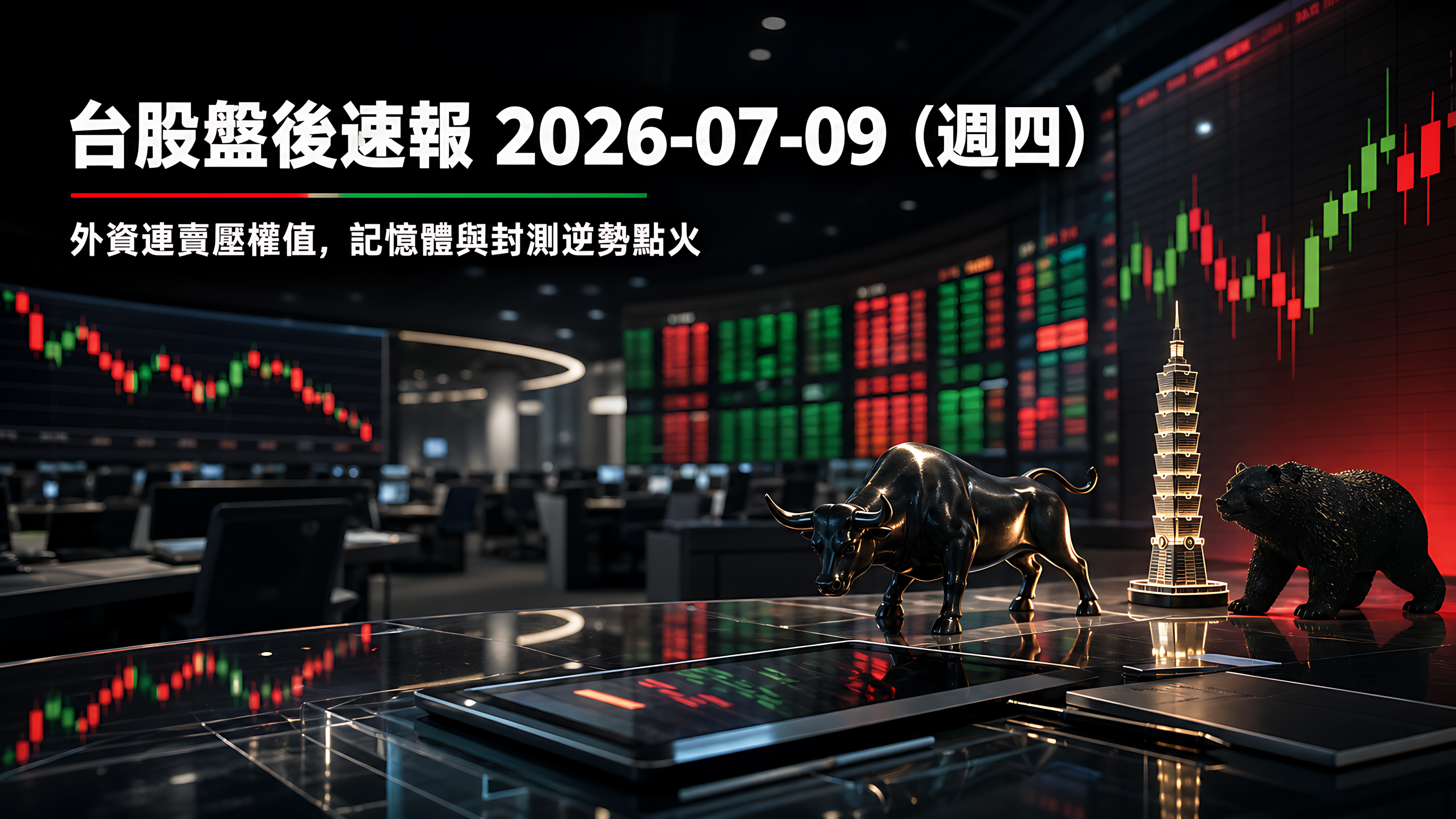 台股盤後速報 2026-07-09