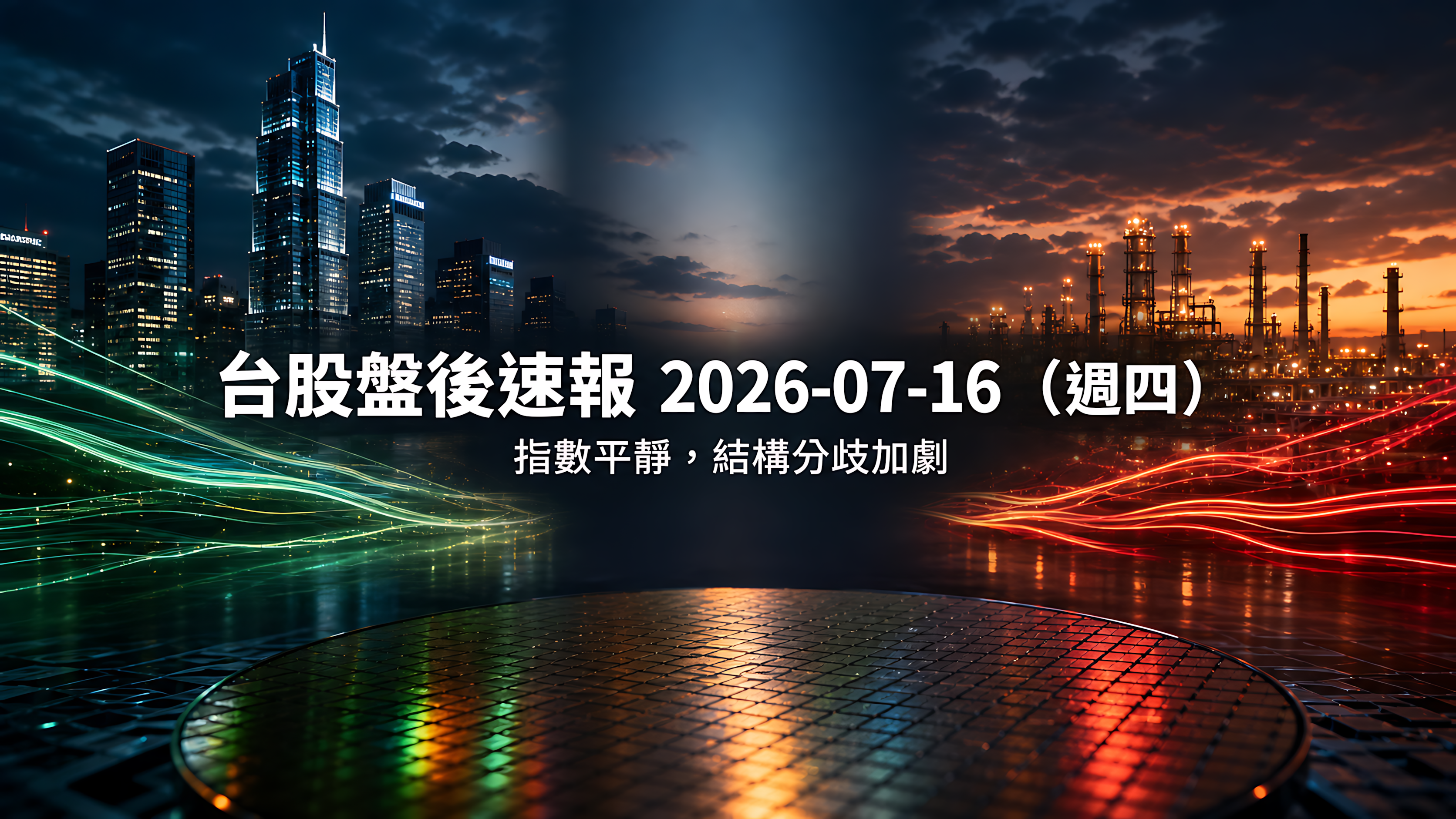 台股盤後速報 2026-07-16