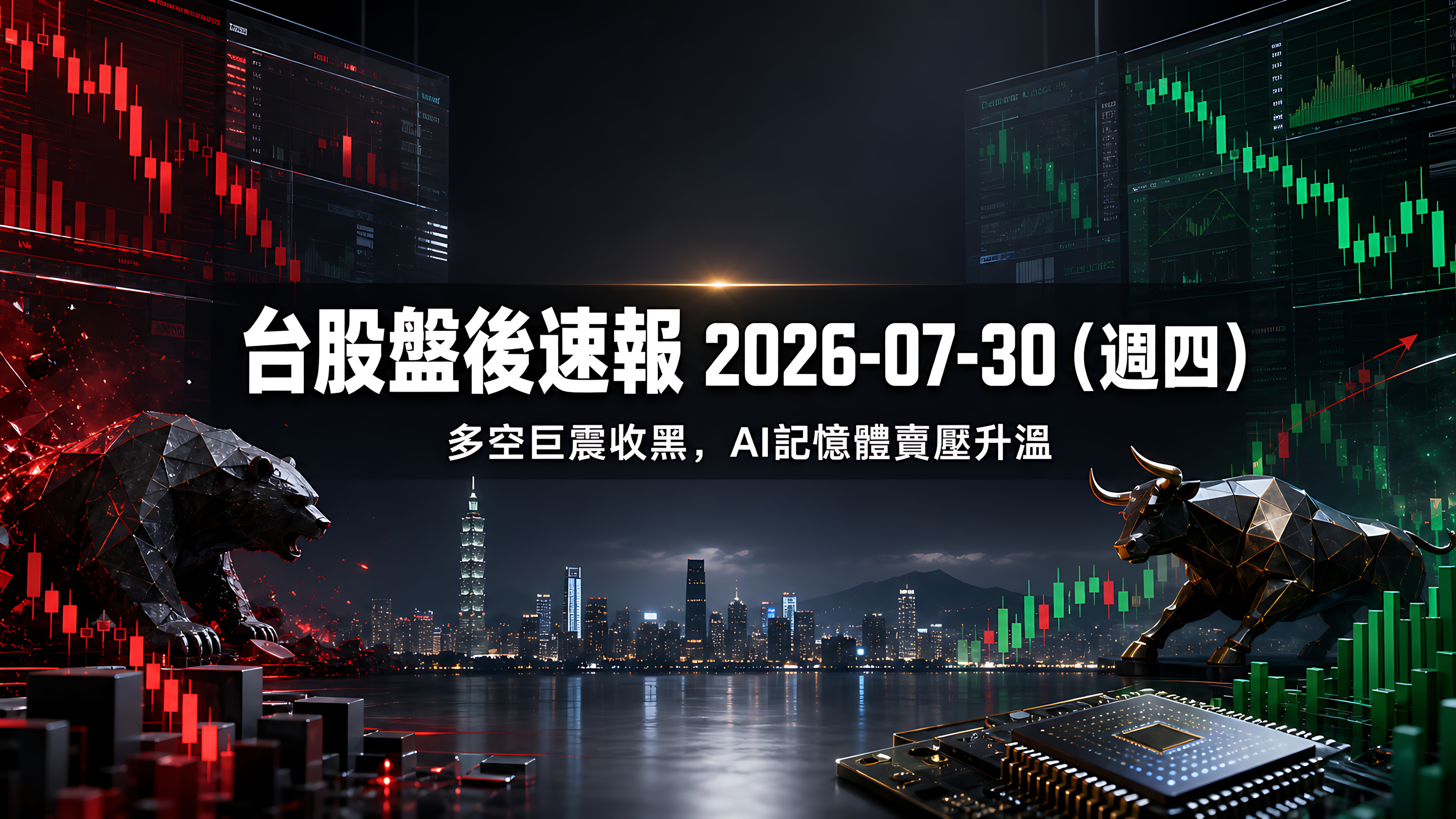 台股盤後速報 2026-07-30