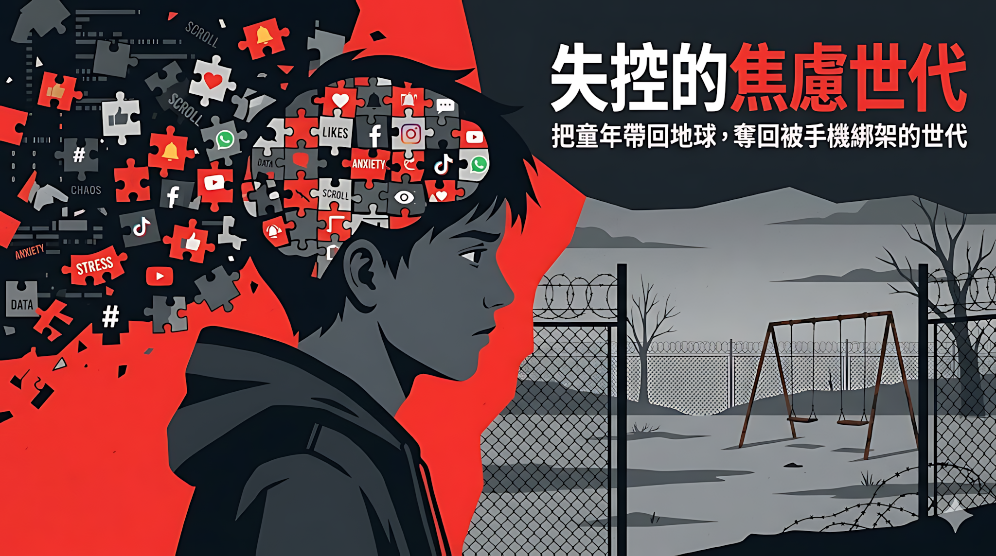 失控的焦慮世代 摘要圖